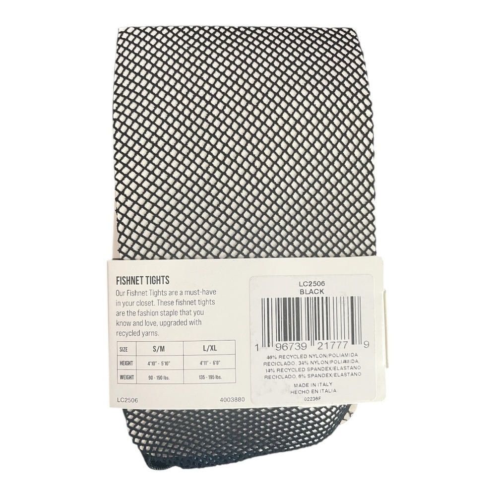 5 pack BUNDLE - L'eggs Black Fishnet Tights - NWT - Picture 3 of 3